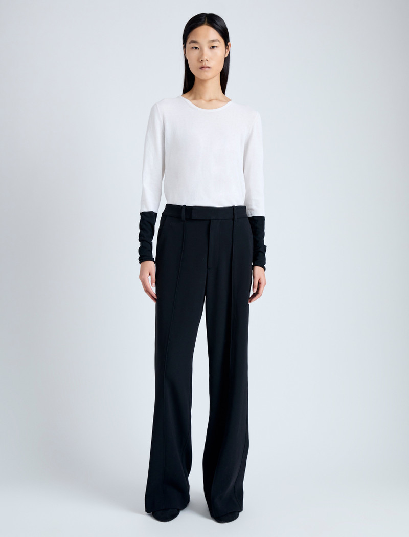 Proenza Schouler Lewis Sweater in Featherweight Cotton Silk outlook