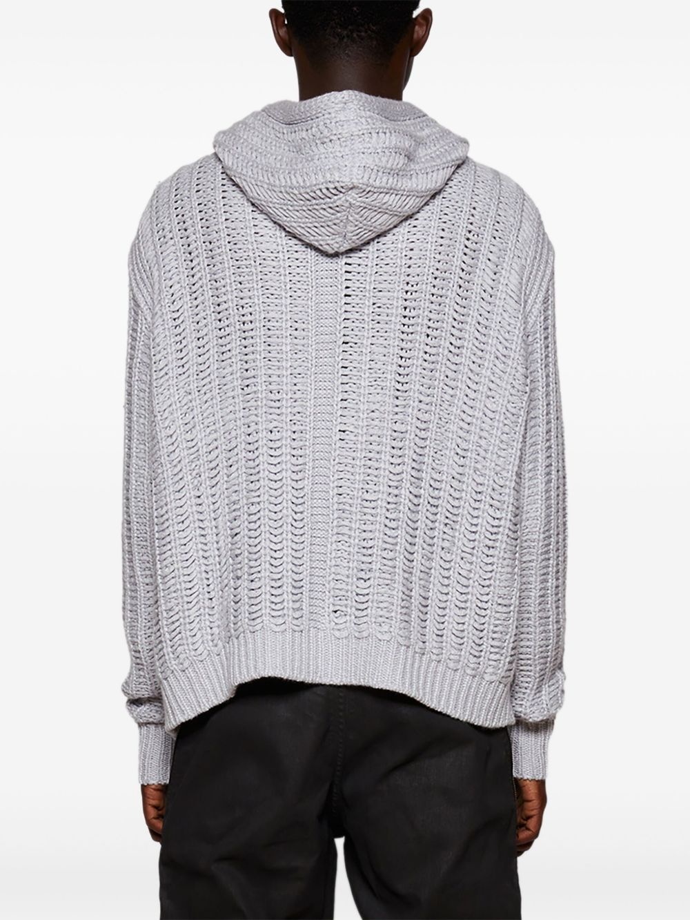 knitted hoodie - 5