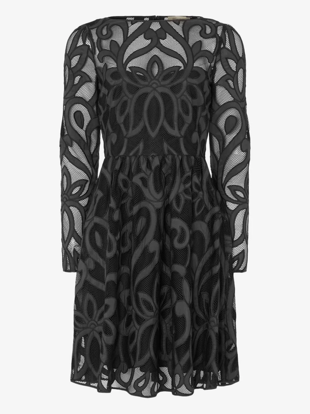 Louis long-sleeve mini dress - 1