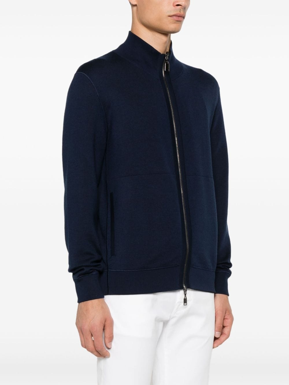 zip-up cardigan - 3