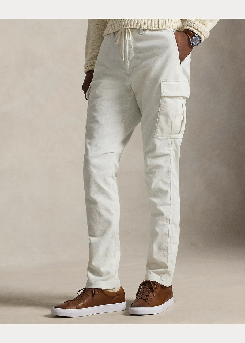 Slim Fit Stretch Corduroy Cargo Pant 3