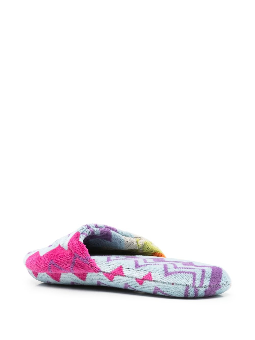 zigzag-print slippers - 3