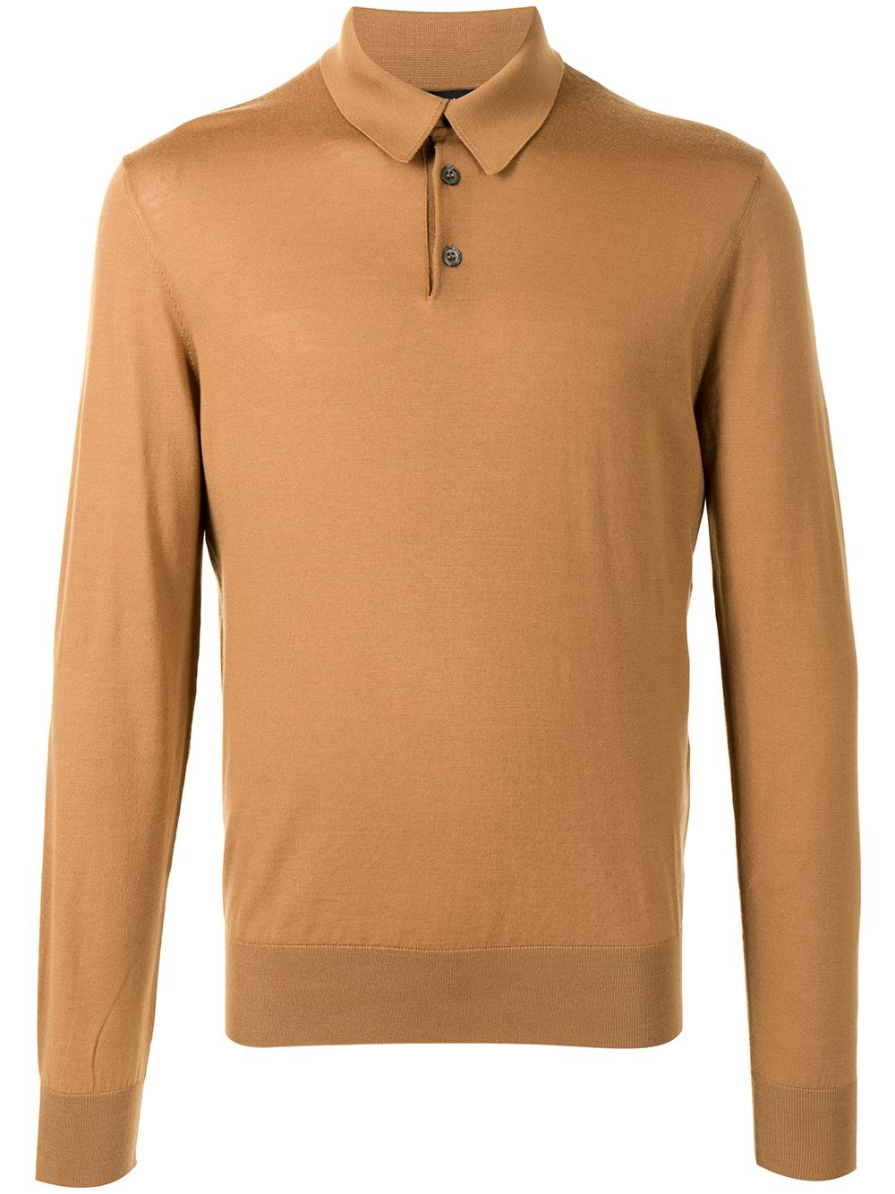 long-sleeve polo shirt - 1