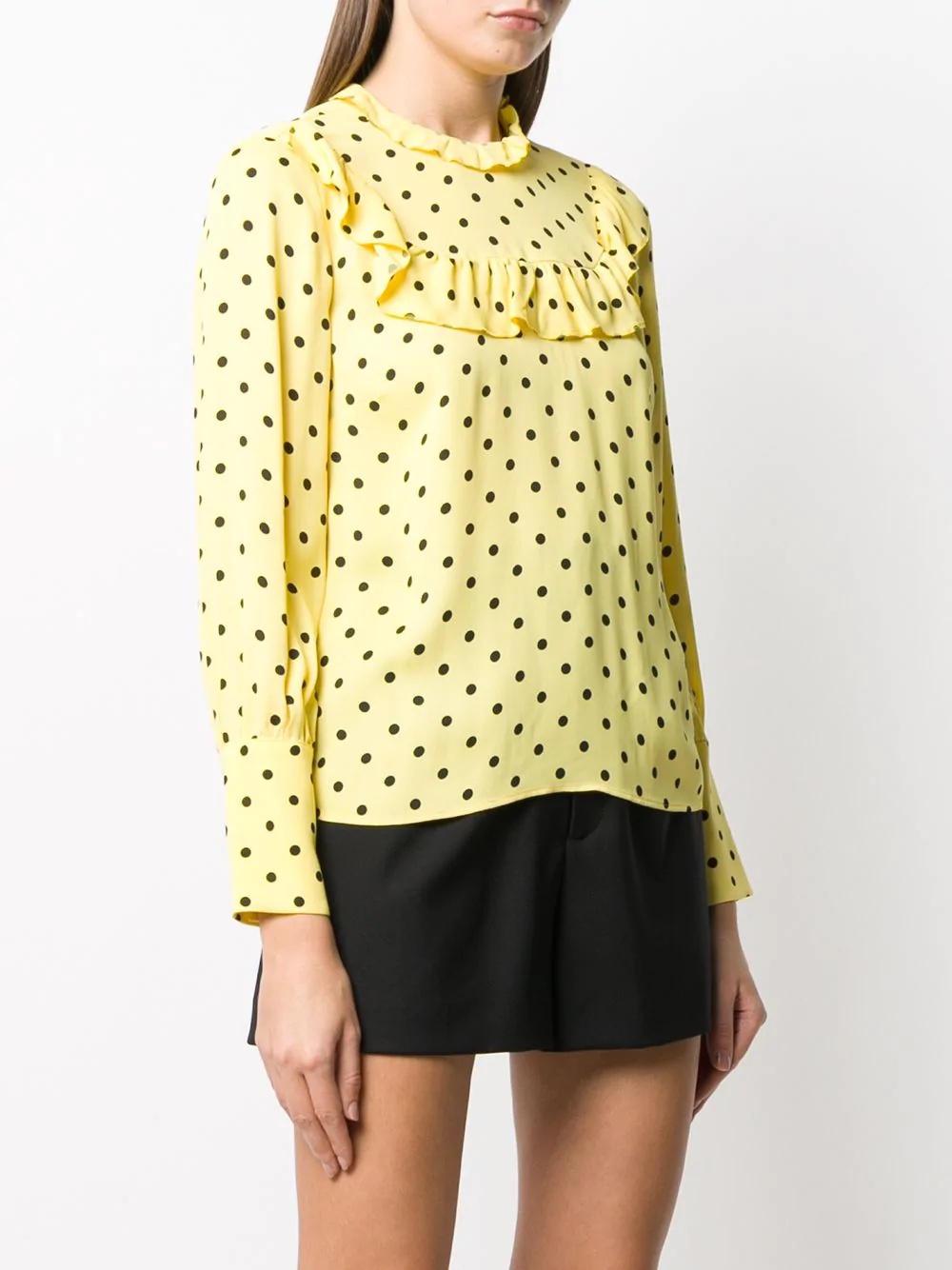 polka dot blouse - 3