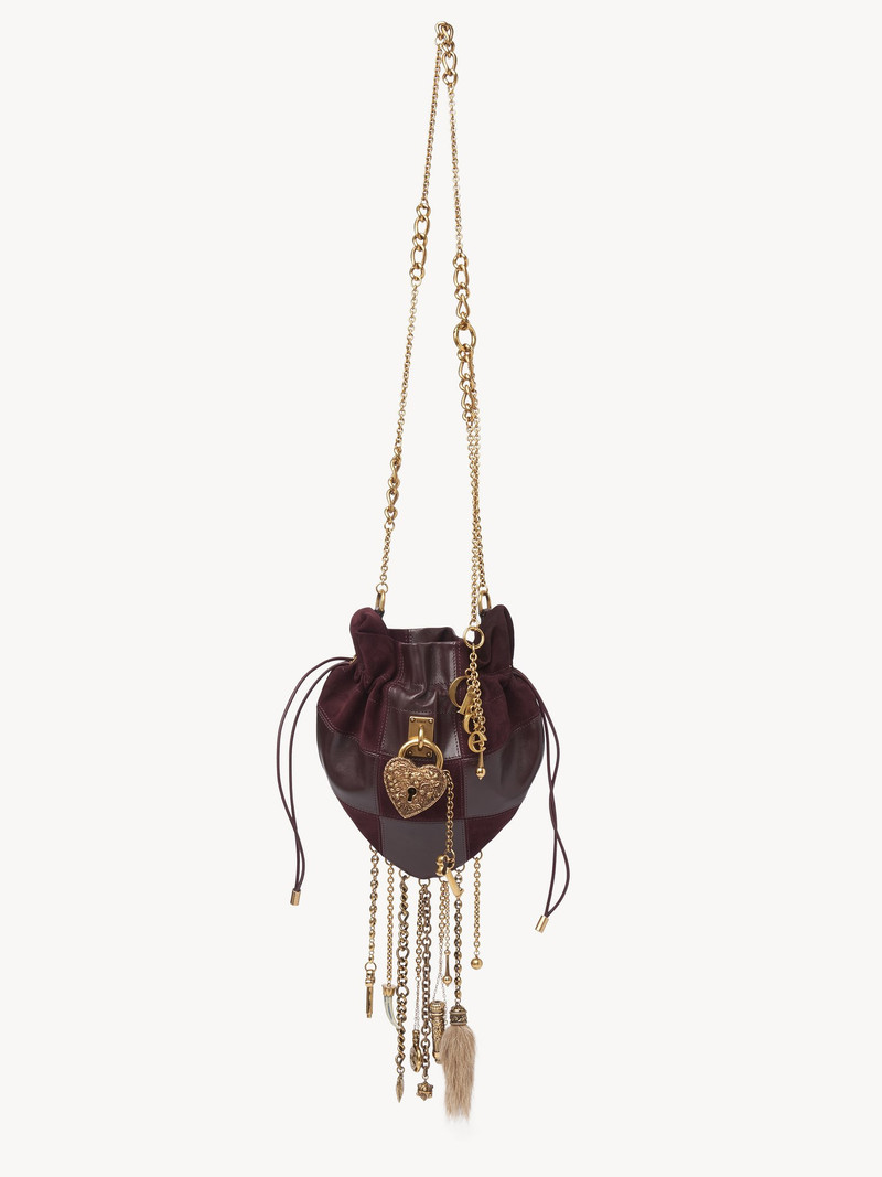 CHÂTEAU TREASURES CROSSBODY BAG IN GRAINED & SUEDE LEATHER 1