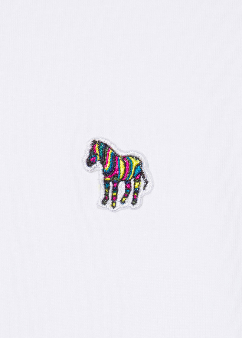 Dark Navy Cotton Zip-Front Hoodie & White T-Shirt Zebra Set 3