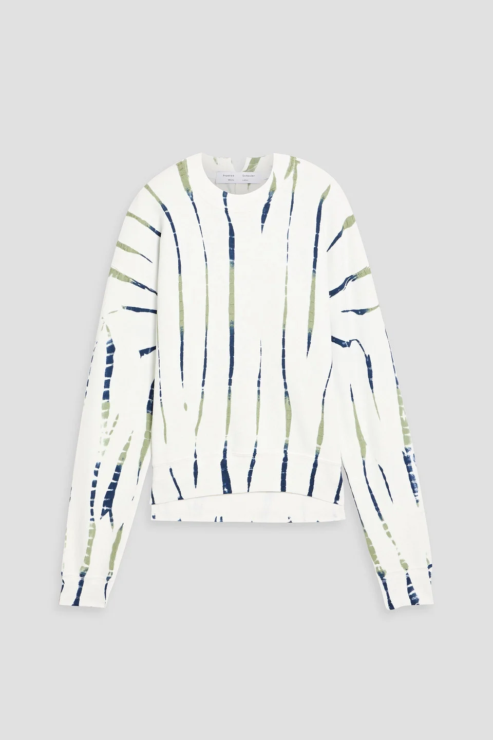 Blake tie-dyed French cotton-terry sweatshirt - 1