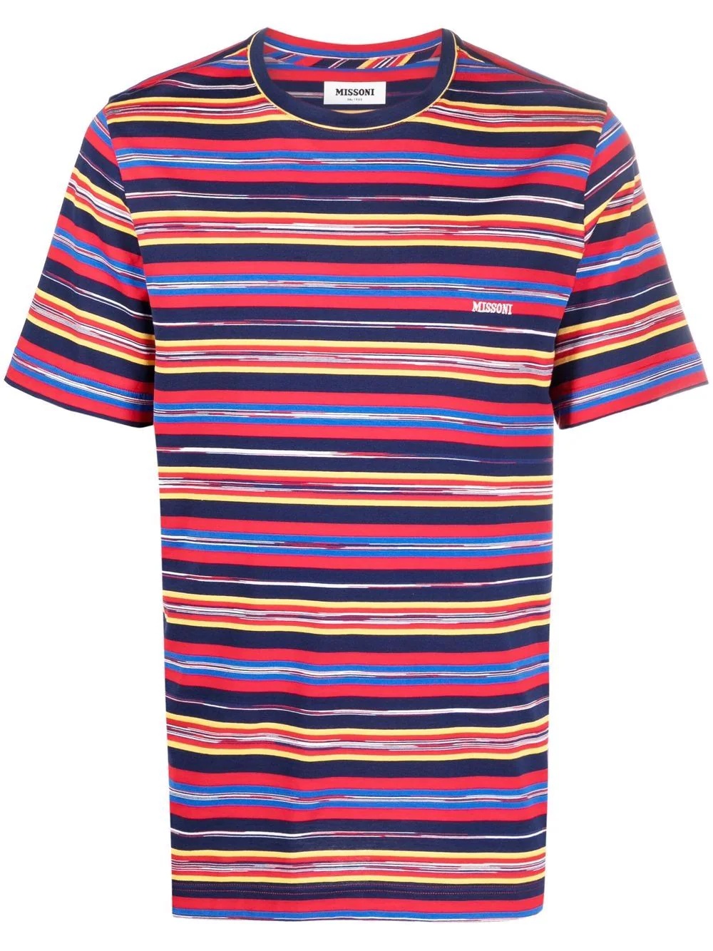 striped short-sleeved T-shirt - 1