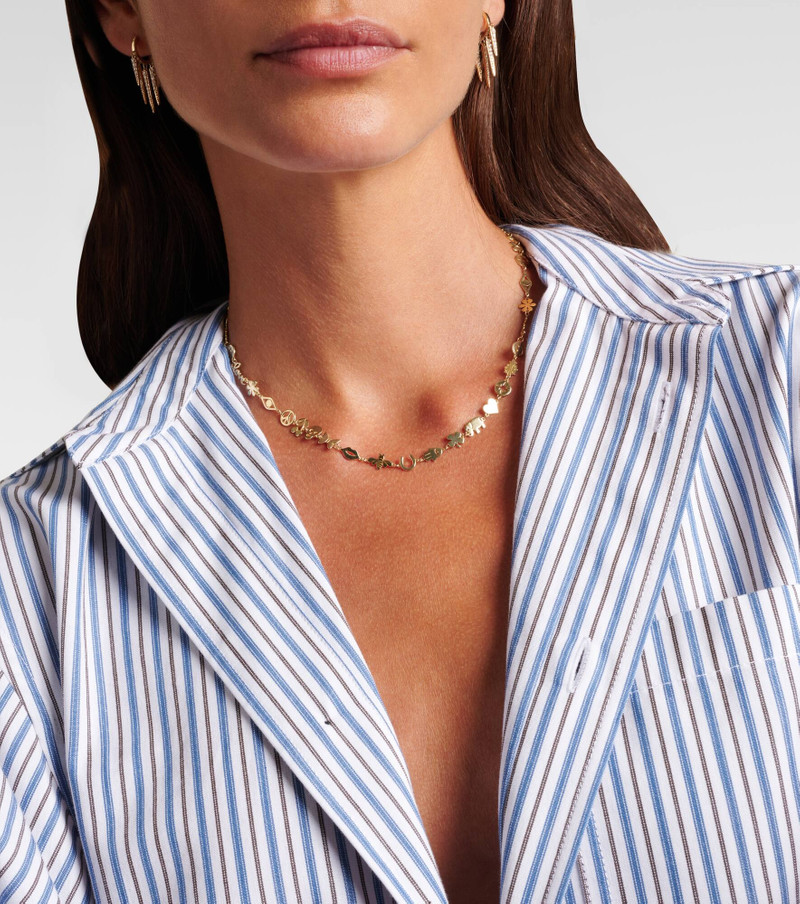 SYDNEY EVAN Pure Tiny 14kt gold necklace outlook