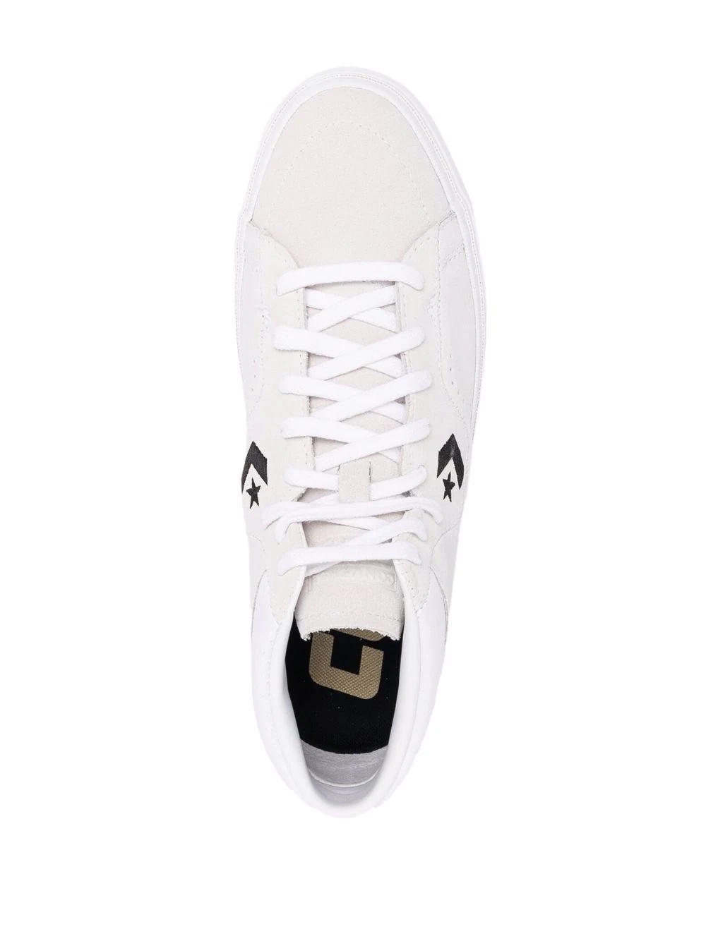 logo-embroidered high top sneakers - 4