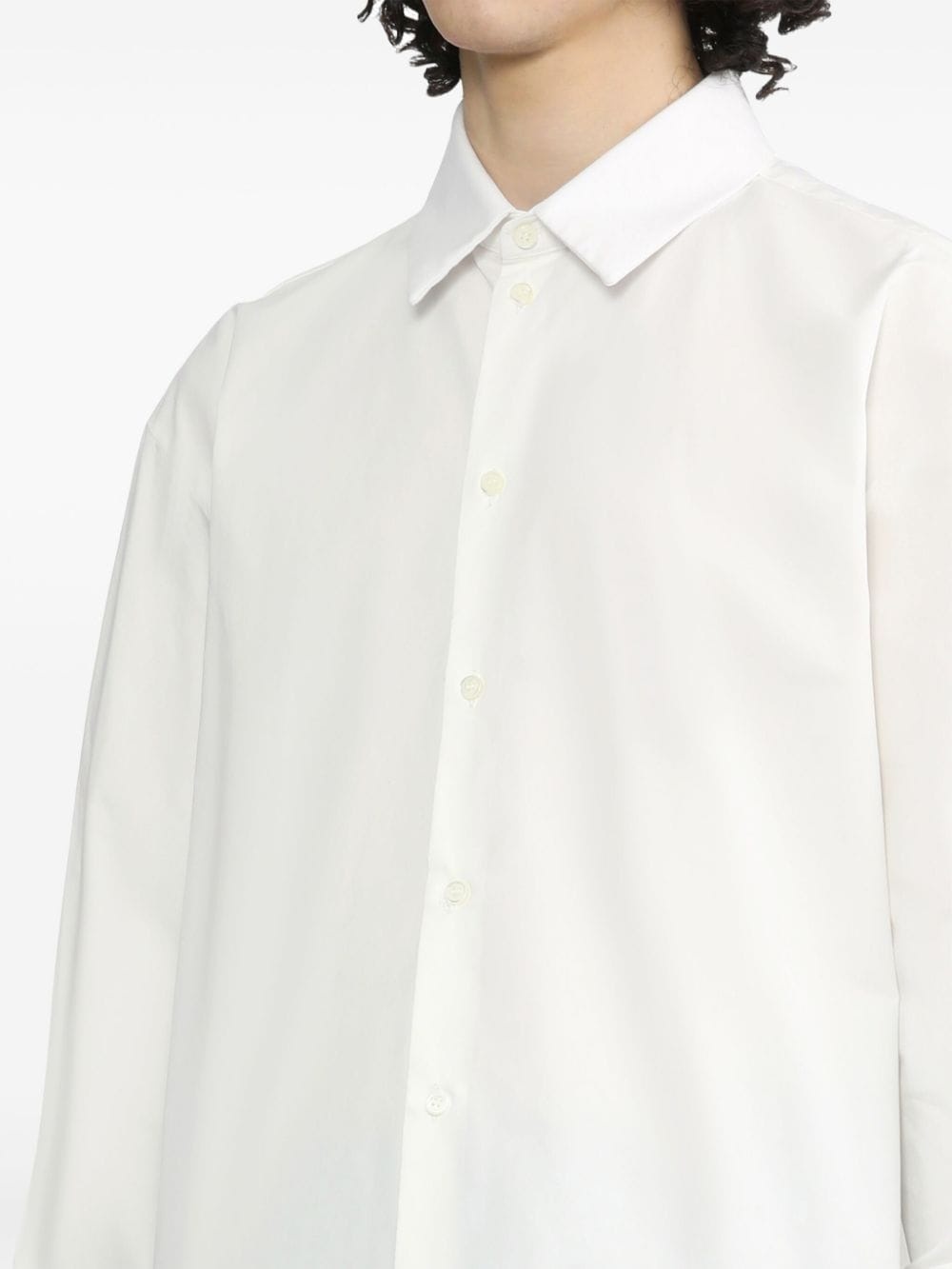 classic collar cotton shirt - 10