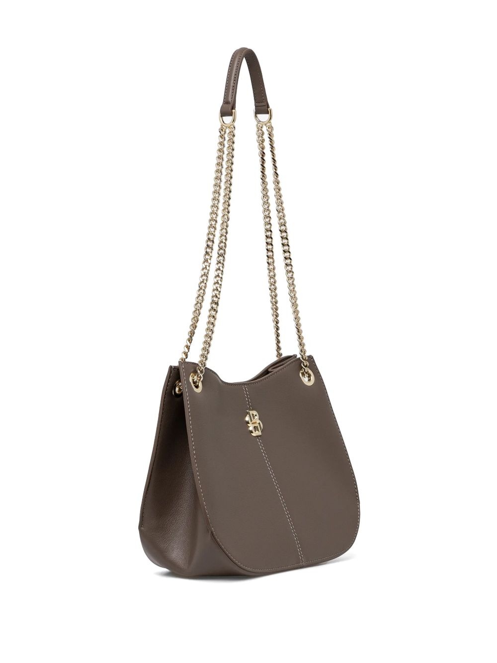 logo-plaque shoulder bag - 2