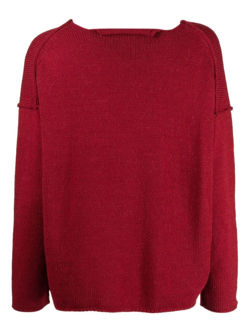 Y's cut-out logo jumper outlook