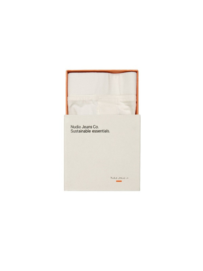 Nudie Jeans Boxer Trunks Offwhite outlook