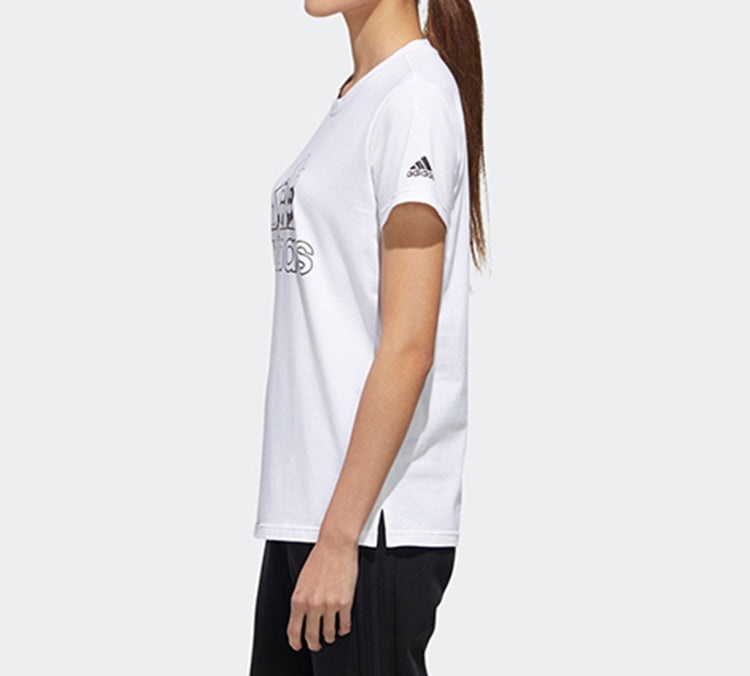 adidas Panda Bos Tee Sports Stylish Short Sleeve t White GL5643 - 5