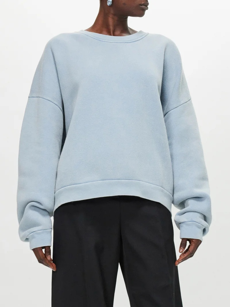 Acne Studios Fester oversized cotton-jersey sweatshirt