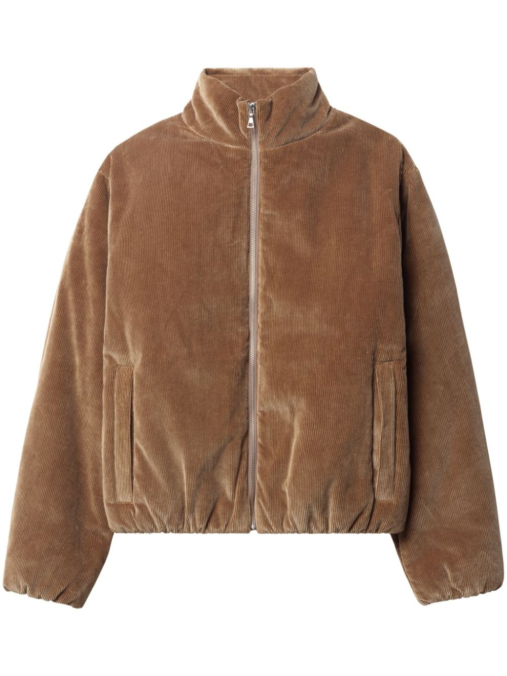 corduroy padded jacket - 1