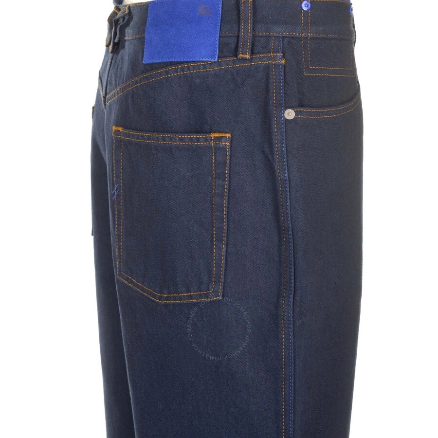 Burberry Rose-Print Straight-Leg Jeans - 4