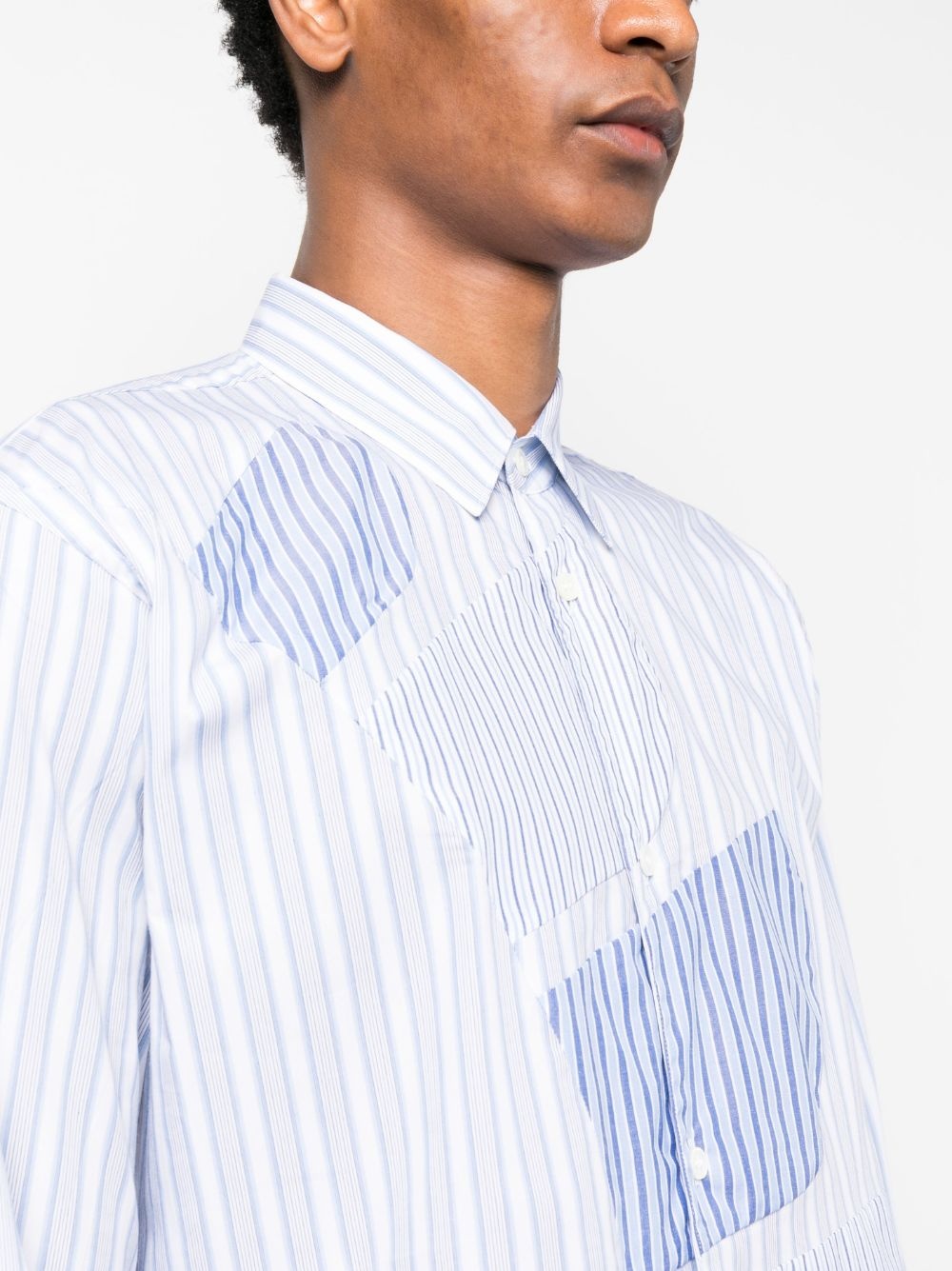 striped cotton shirt - 5