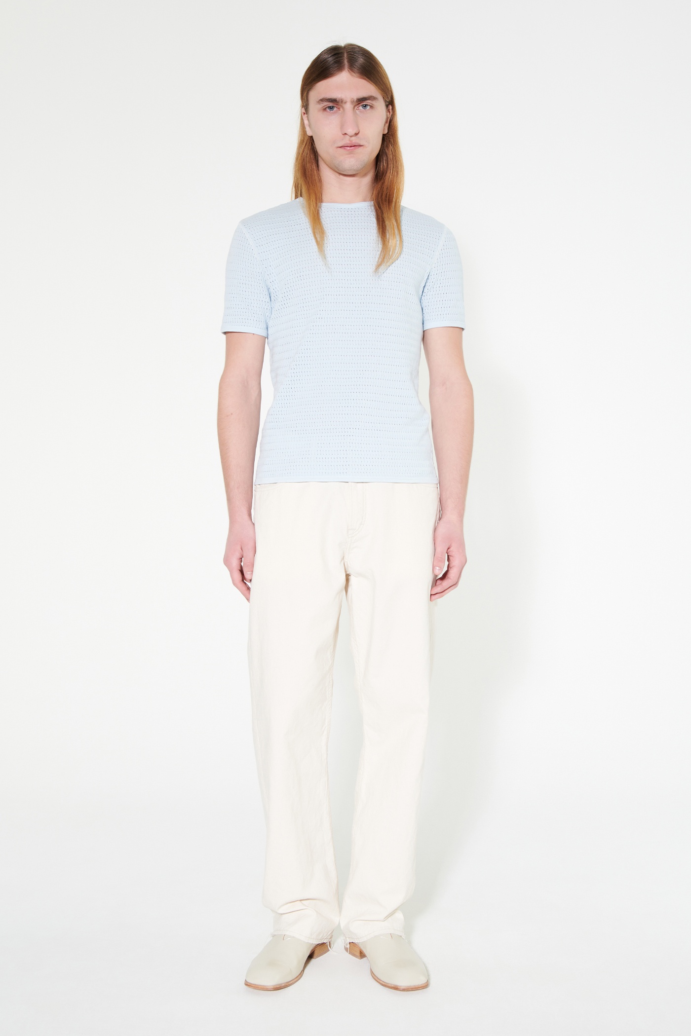 Tanker T-Shirt Sonic Blue Sport Crochet - 4
