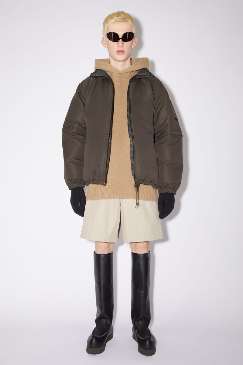 Acne Studios Reversible down jacket - Chestnut brown outlook