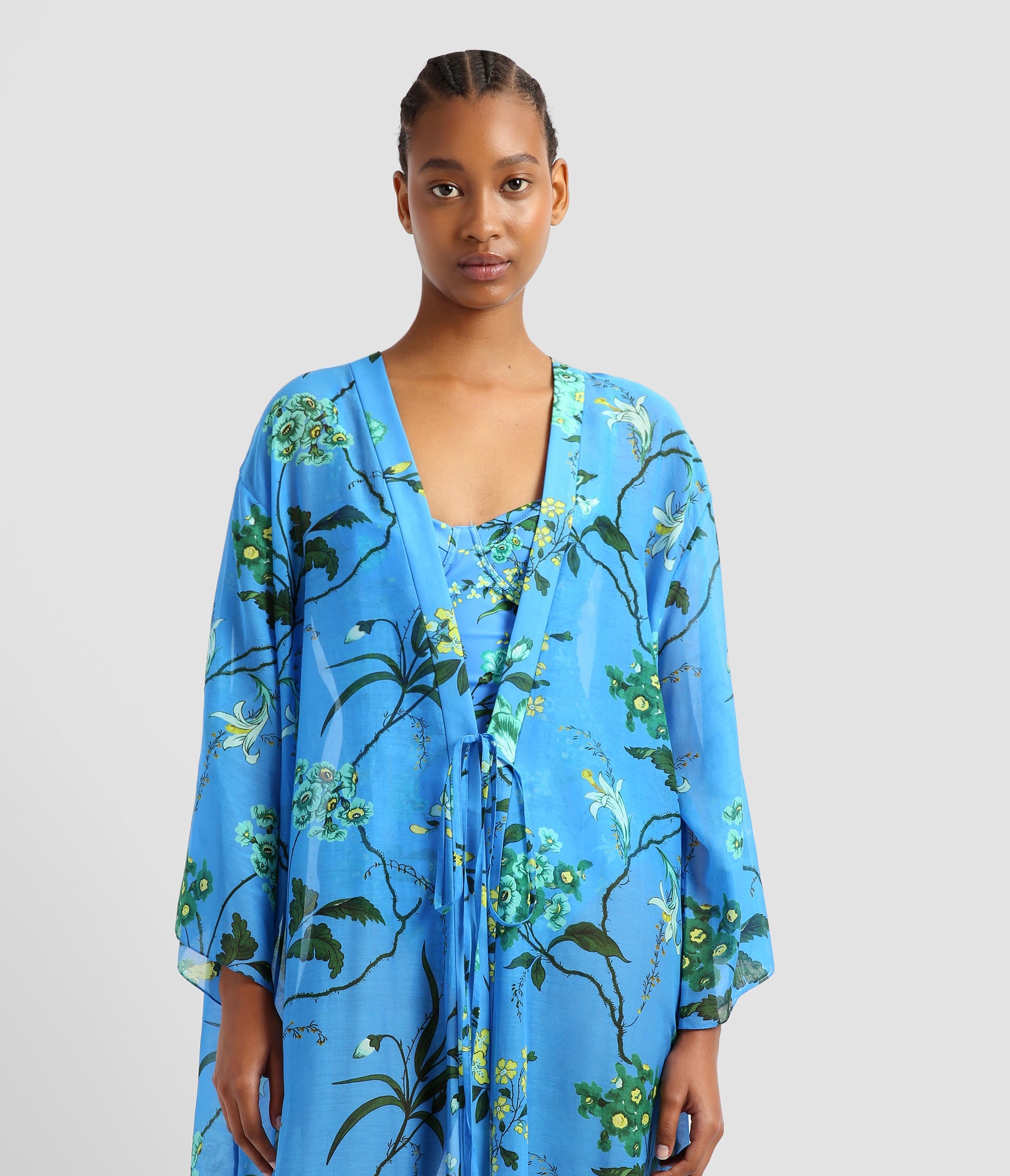KAFTAN LONG OPEN DRESS - 5