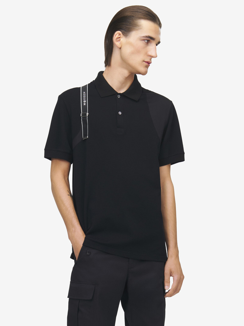 Alexander McQueen Harness Polo Shirt outlook