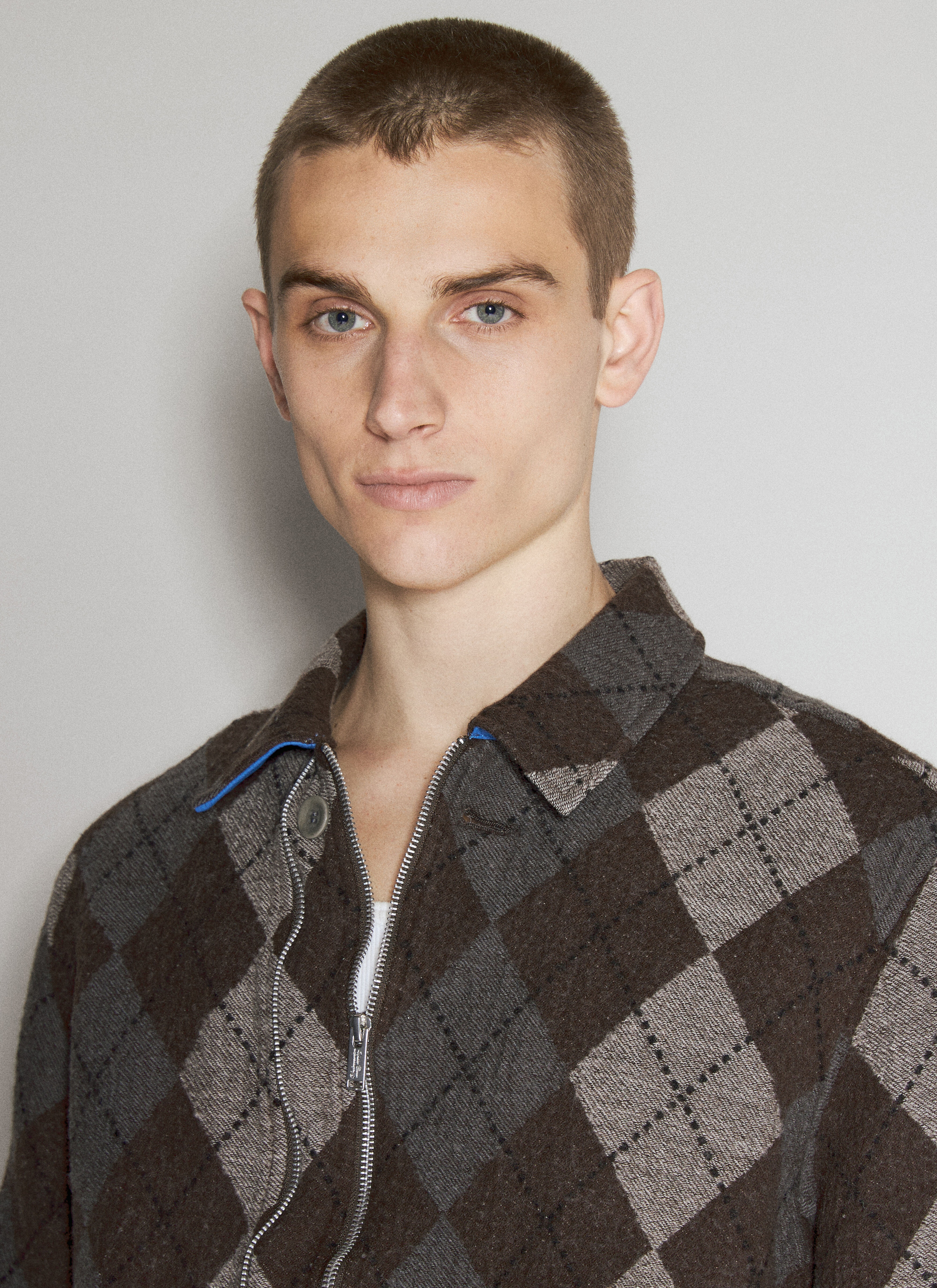 Argyle Wool Jacket - 3