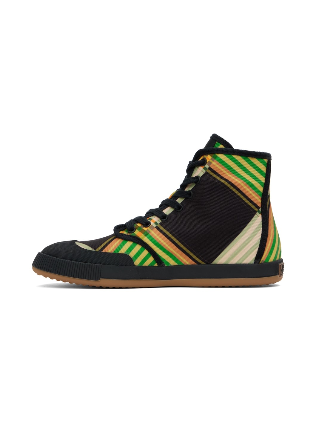 Black Animal Gym High Top Sneakers - 3