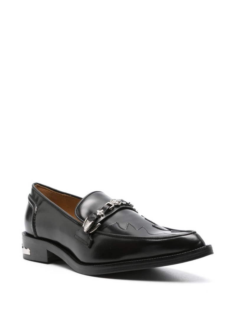 TOGA PULLA stud-detailed loafers outlook
