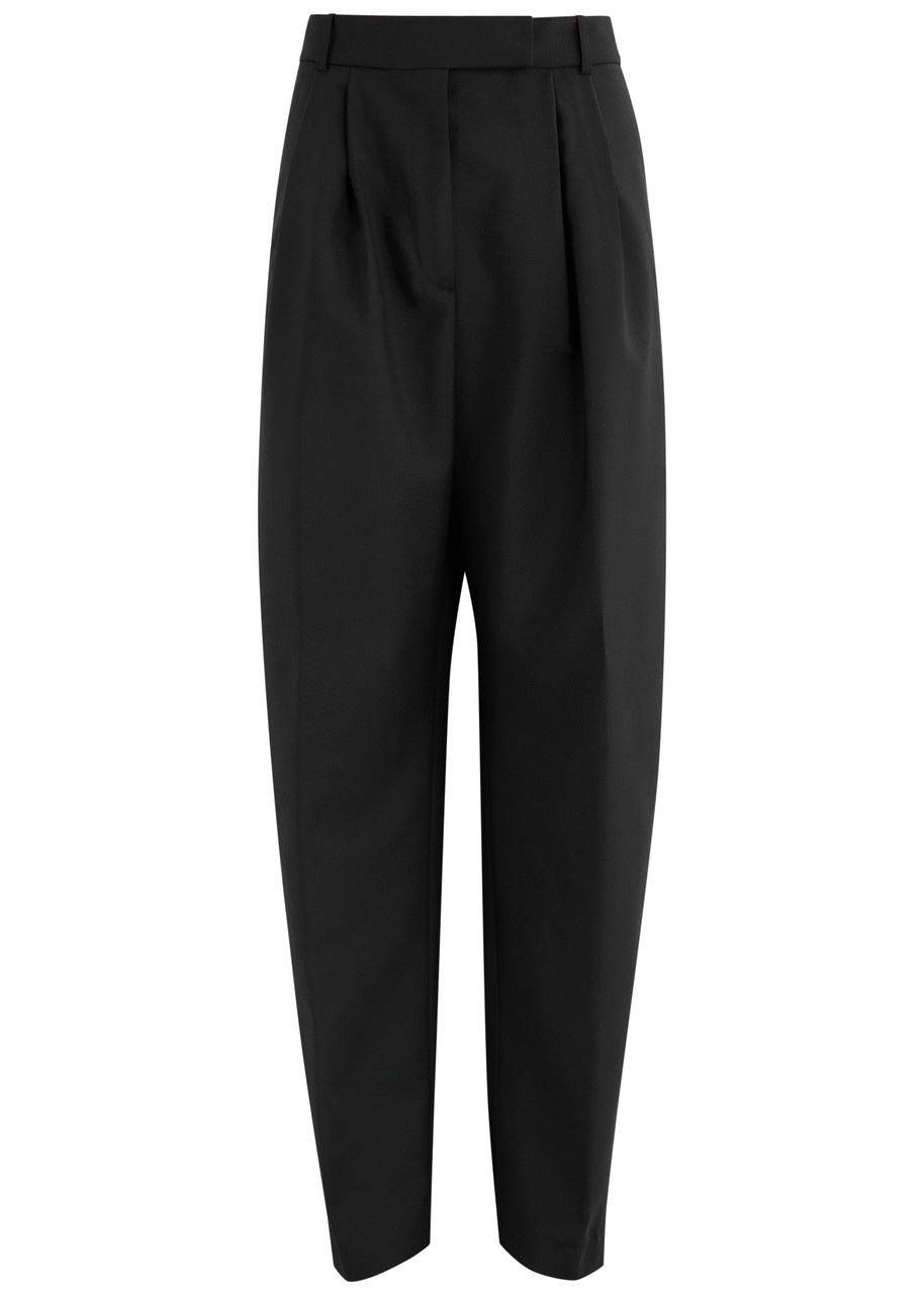 Rohe Barrel-leg Wool-blend Trousers - 1