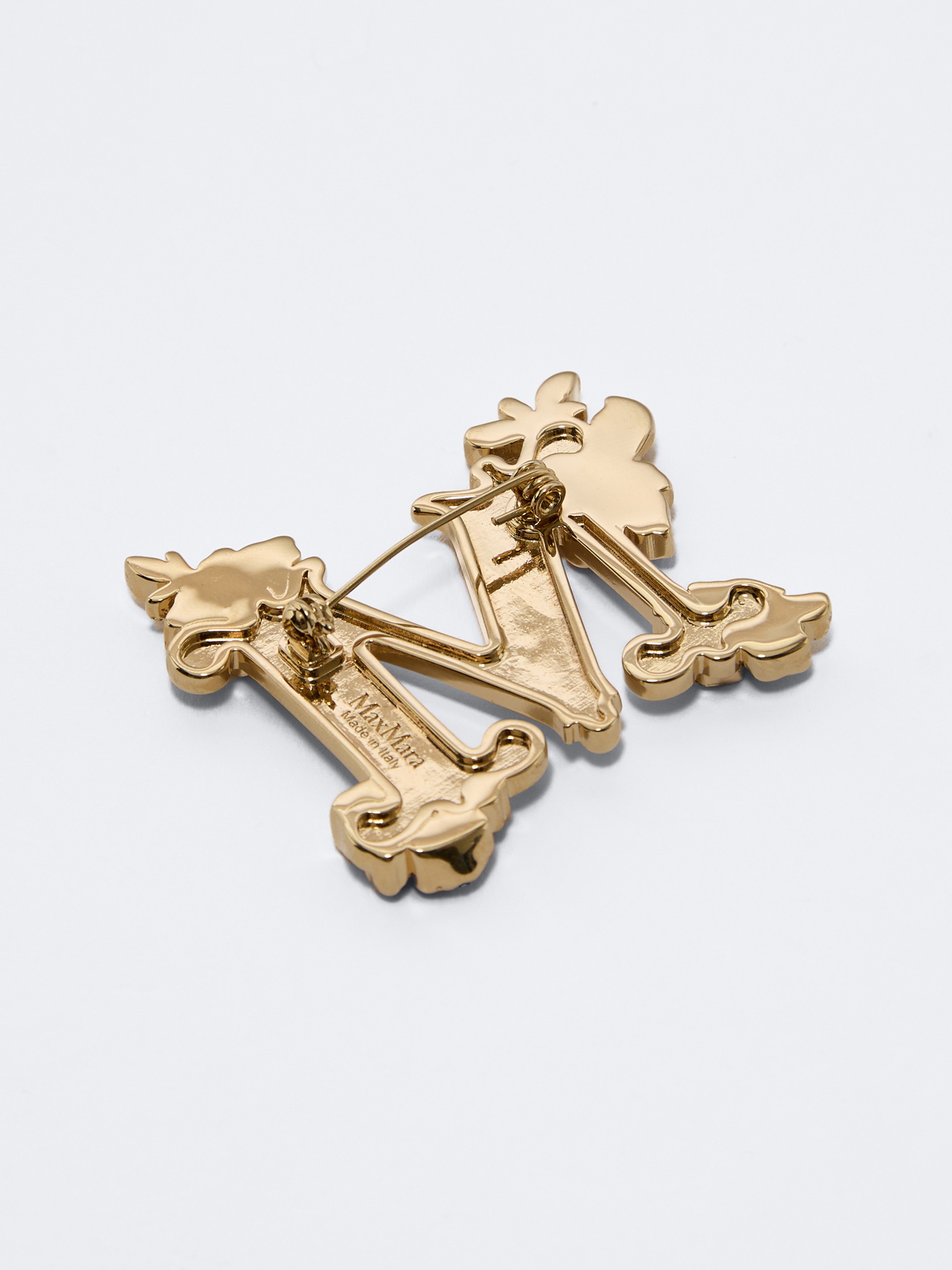 CNYPIN Metal and rhinestone brooch set - 2
