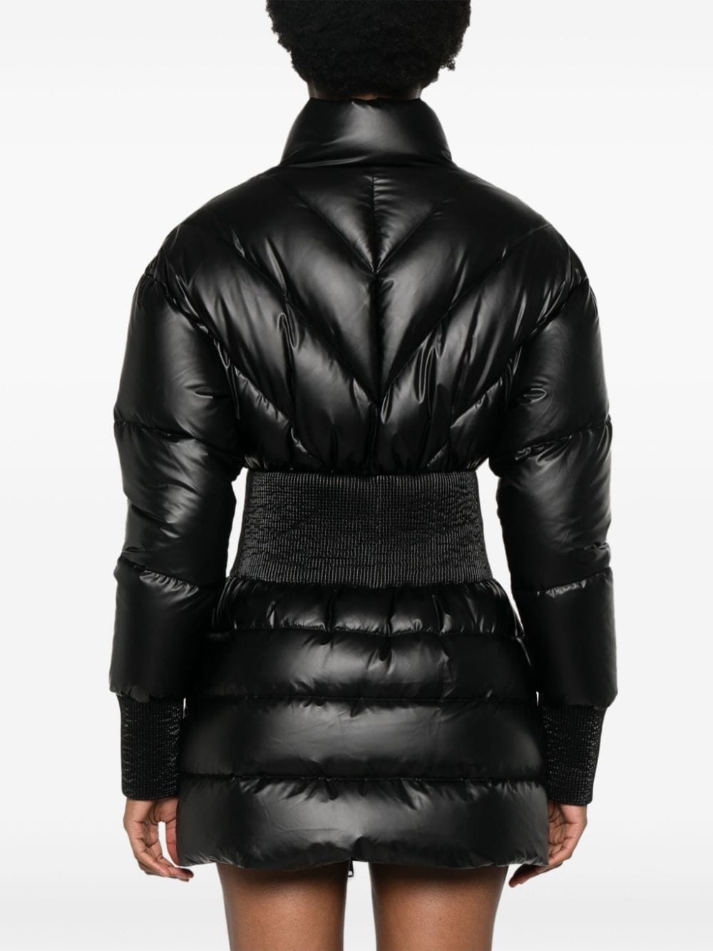 Baroque-buckle padded jacket - 4