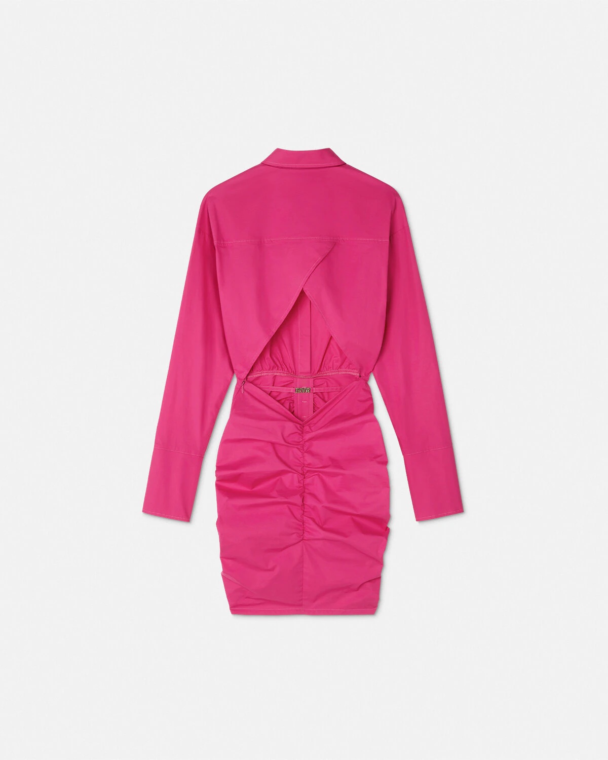 Ruched Shirt Dress - 3