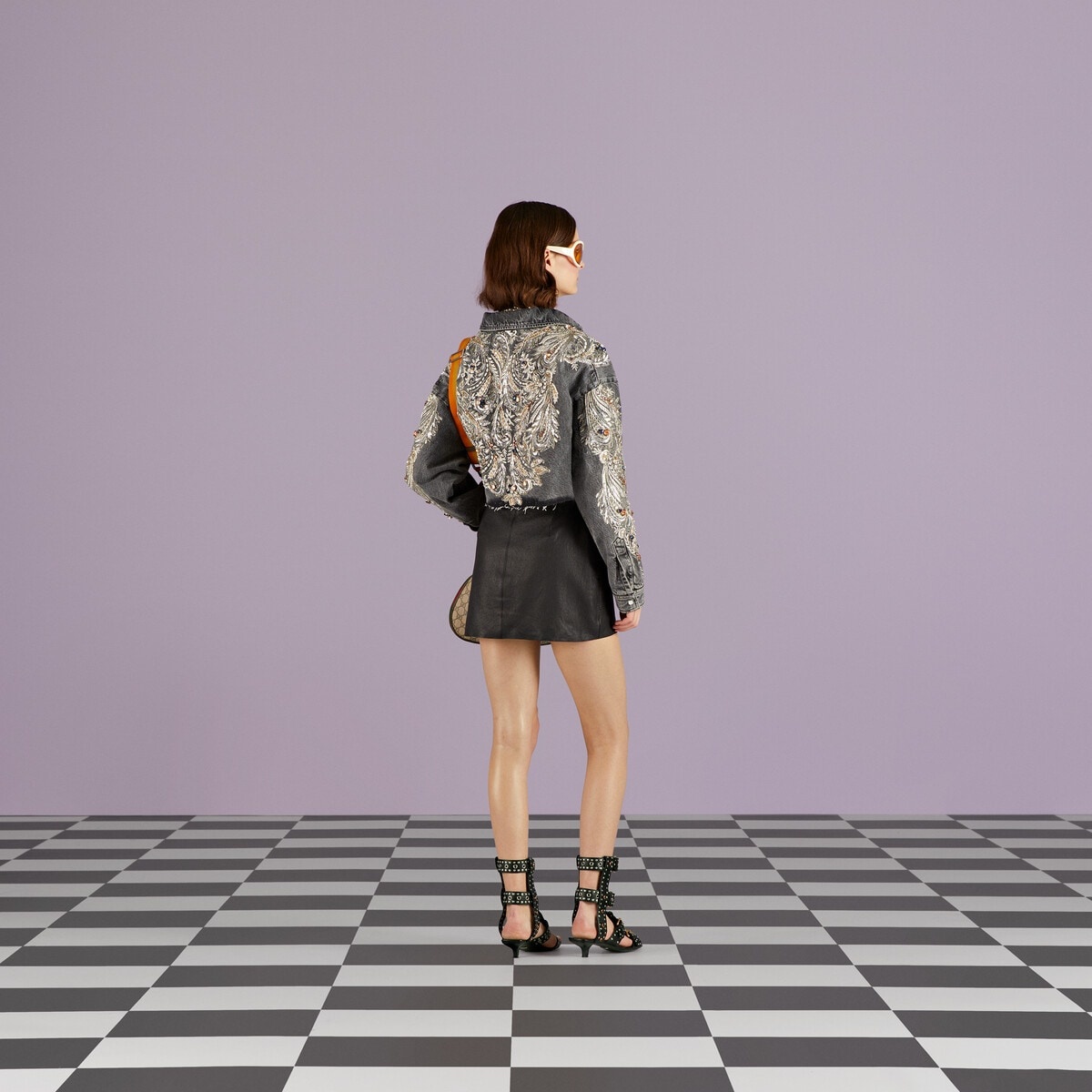 Soft leather miniskirt - 3