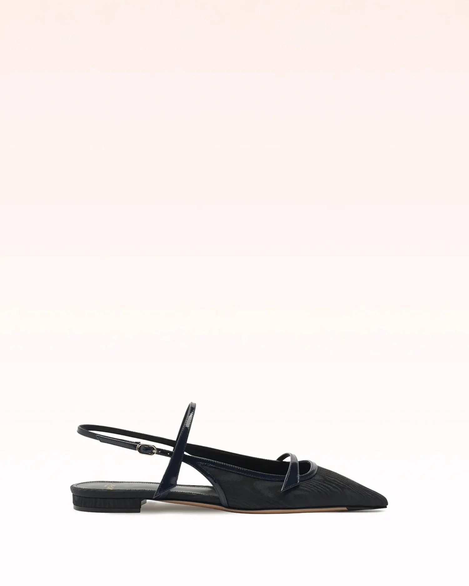 TITA MOIRE FLAT DARK BLUE - 1