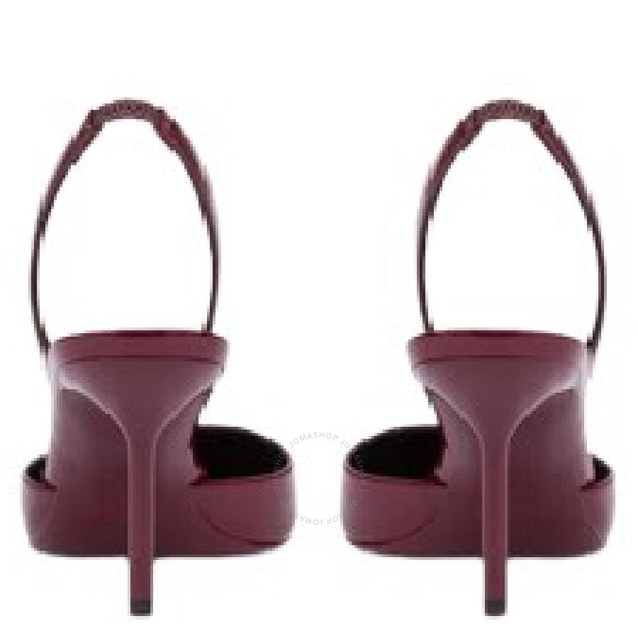 Paris Texas Ladies Rouge Noir Lidia Slingback 70 mm Heels - 3