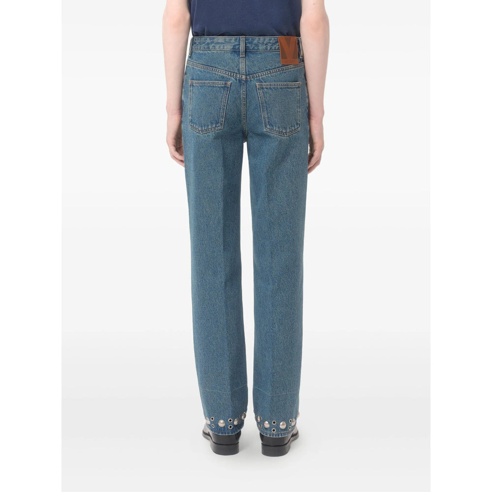 Valentino Blue Denim - Regular & Straight-Leg Jeans Men - 3