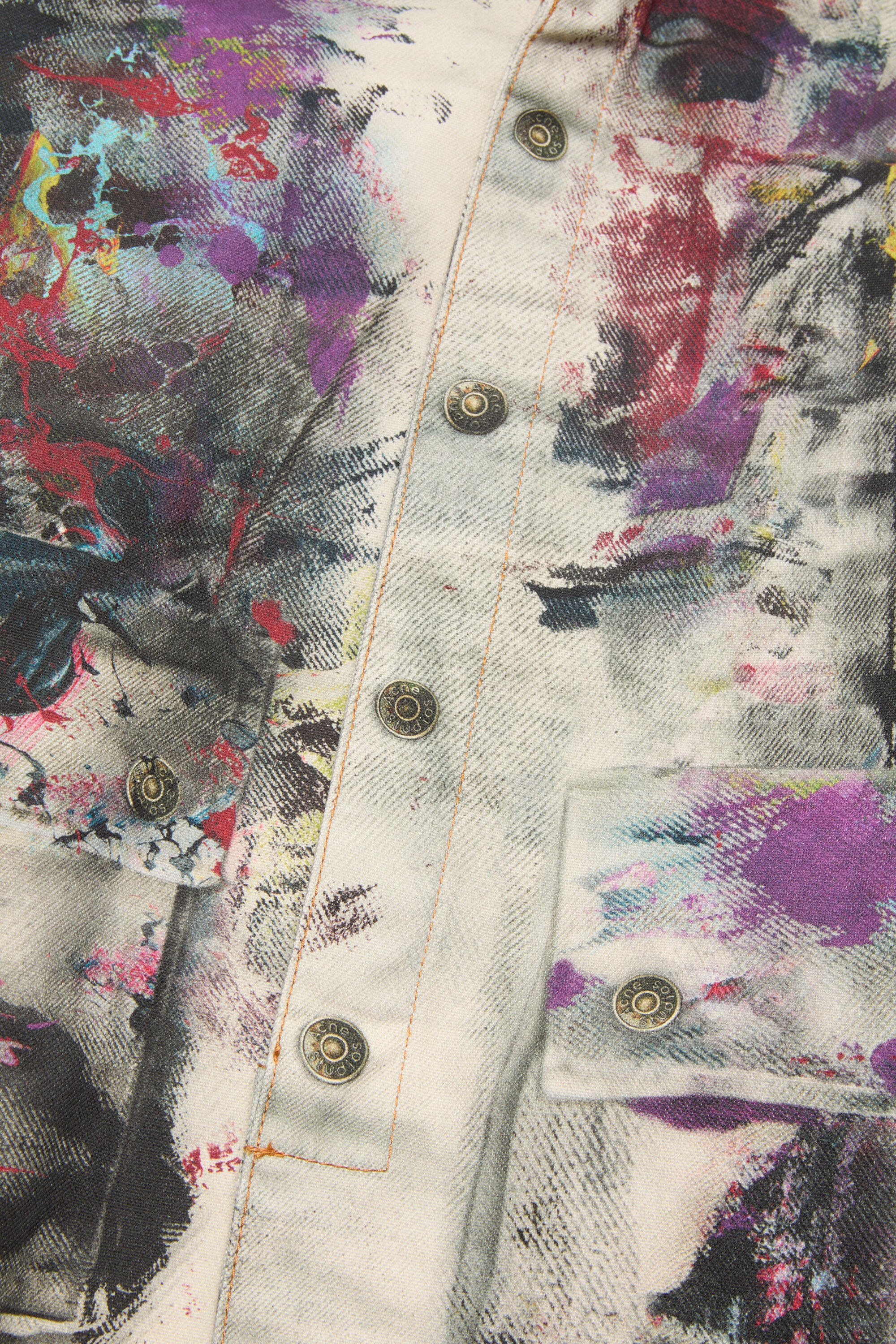 Jacket Trompe L'oeil Print - White/multi - 5