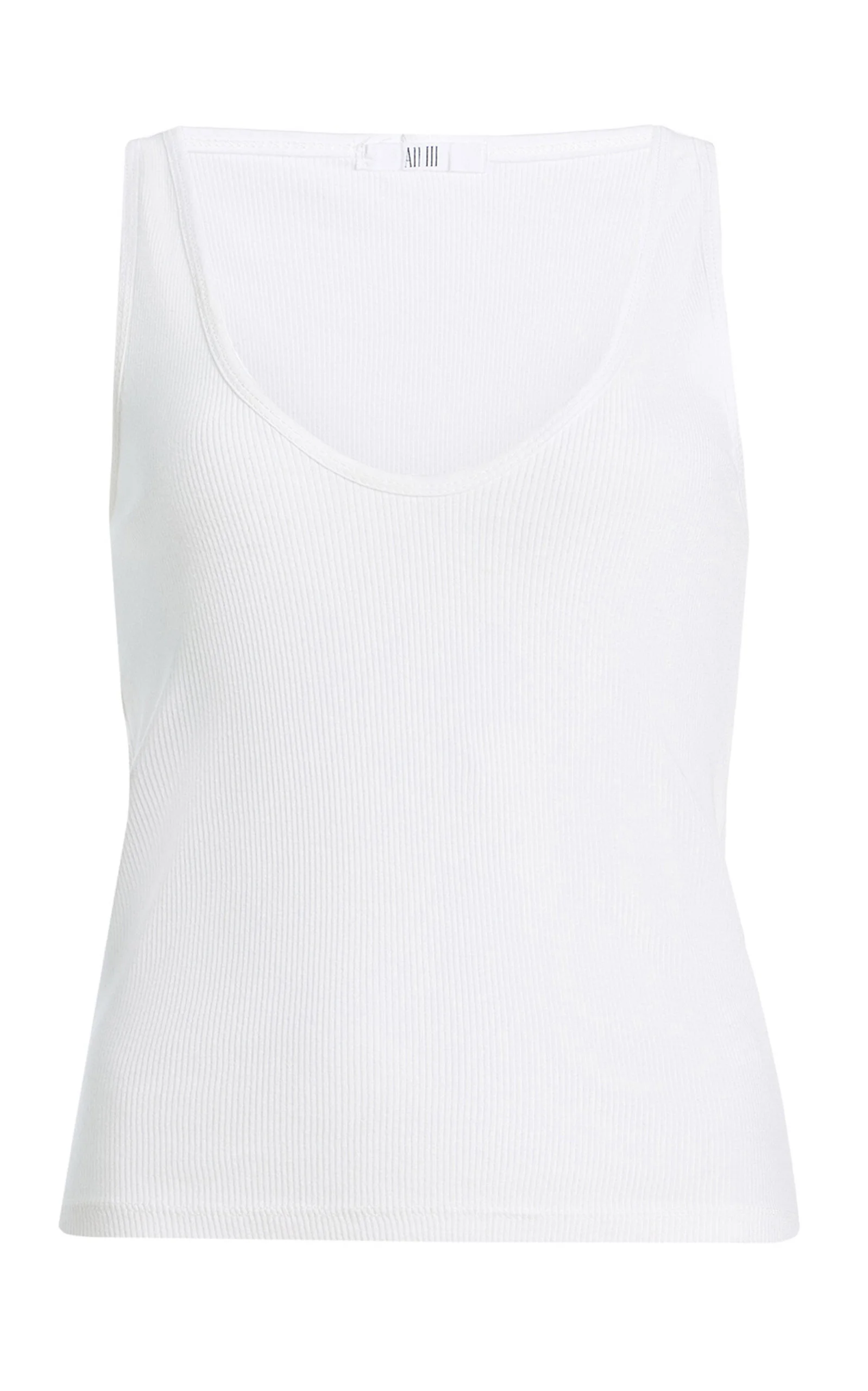 Claire Ribbed Tank Top - 1
