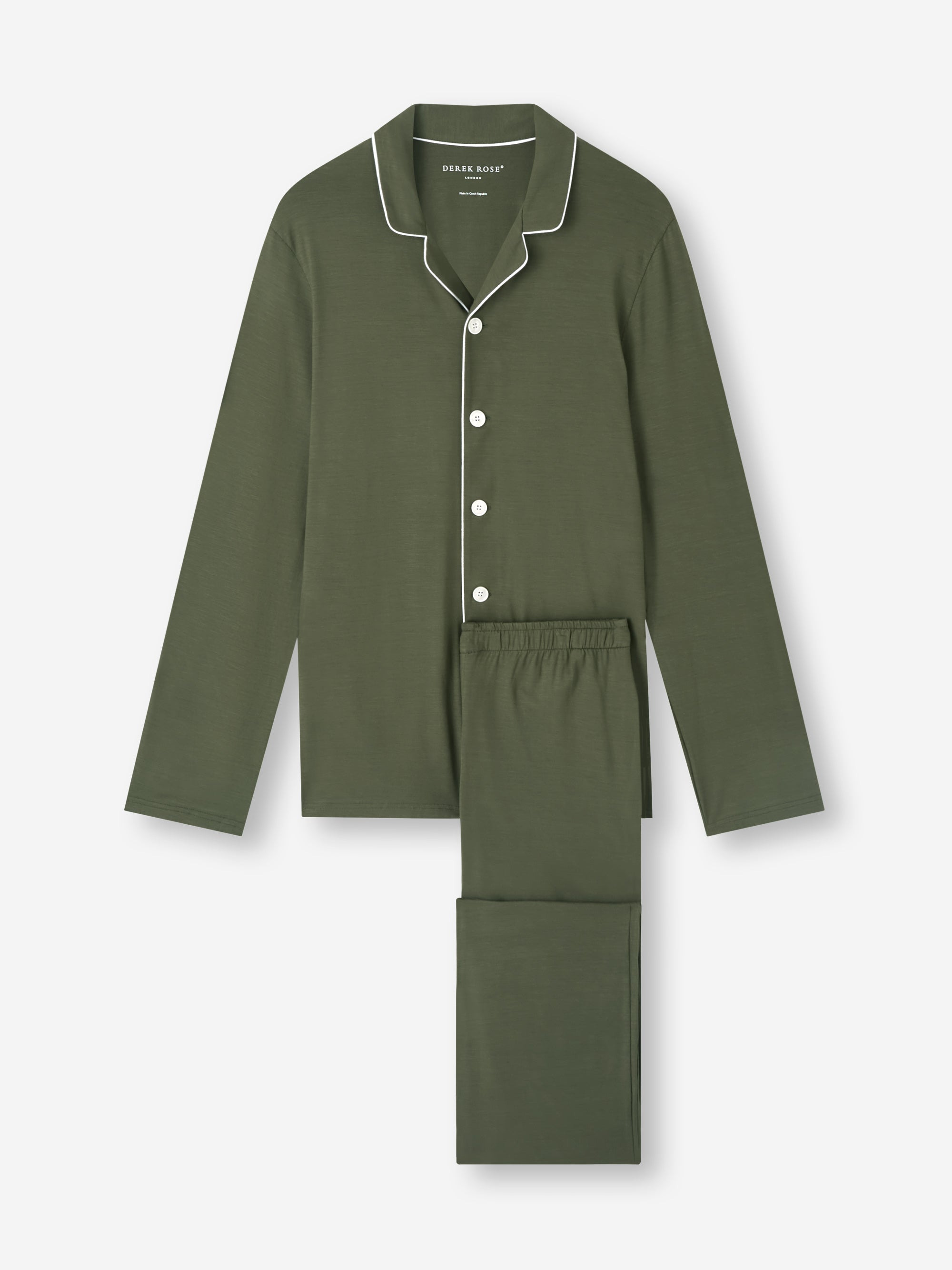 Men's Pajamas Basel Micro Modal Stretch Evergreen - 2