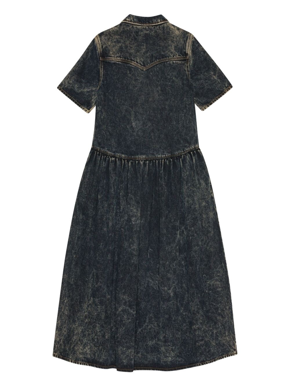 denim midi dress - 6