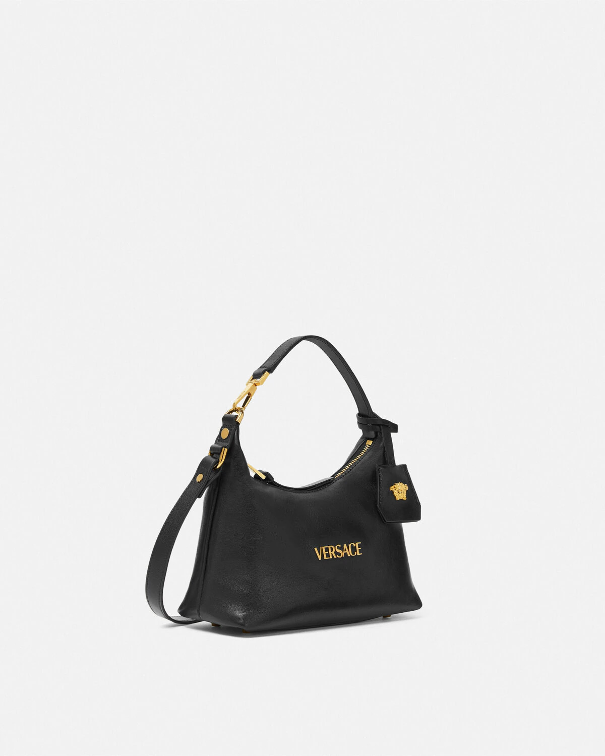 Versace Tag Hobo Handbag - 2
