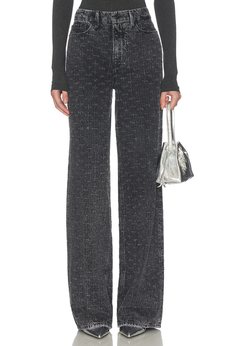 Good Skate Wide Leg Crystal Jeans 1
