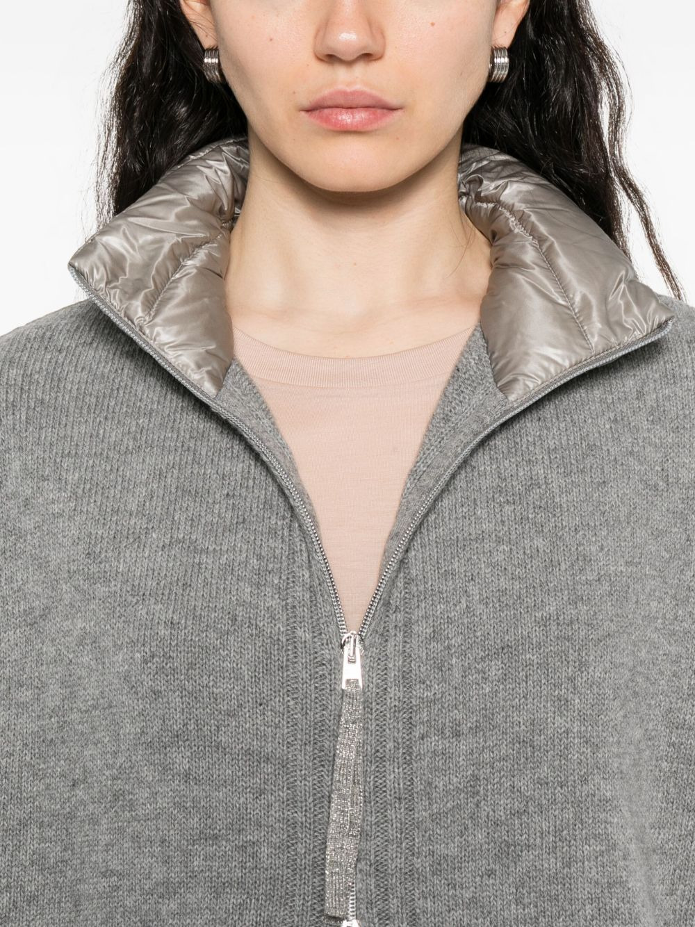 ribbed-knit gilet - 5