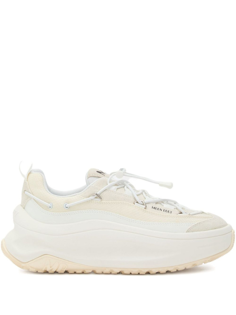 logo-embellished lace-up sneakers 1