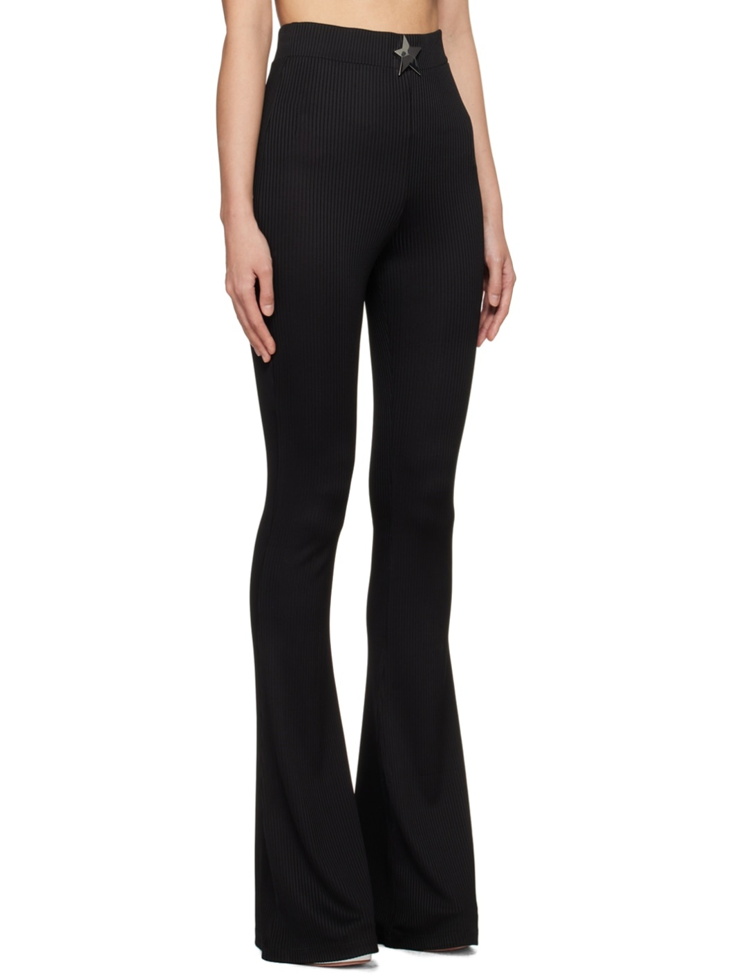 Black Star Stud Trousers - 2