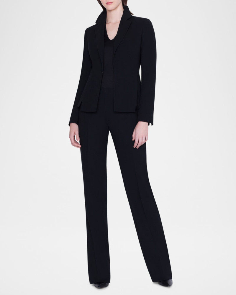 AKRIS Ocelia Slit Crepe Jacket outlook