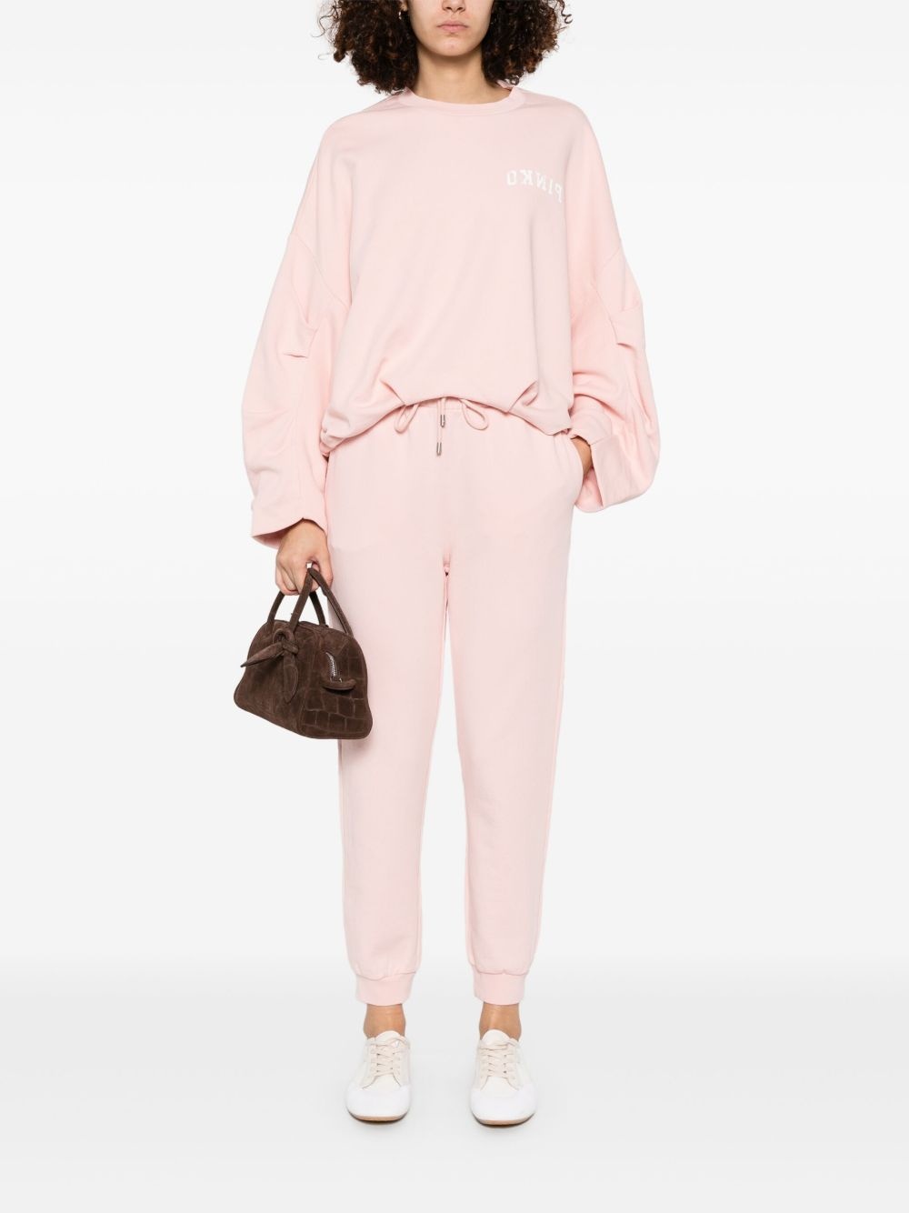 logo-print track trousers - 2