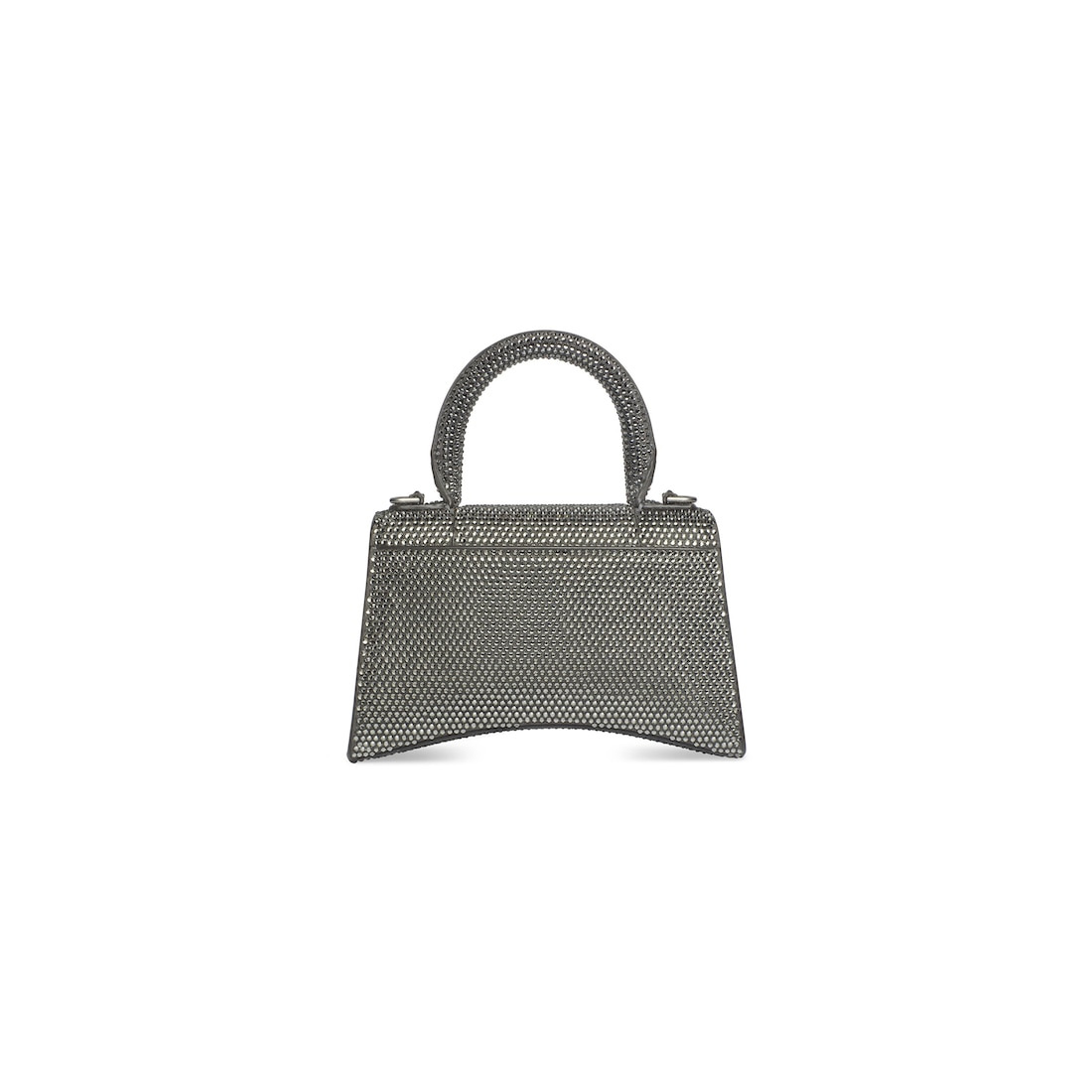 Women's Hourglass Xs Handbag With Rhinestones  in Grey - 3
